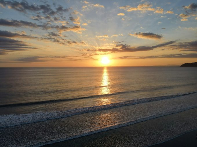 Sunset on the Central Pacific coast, Costa Rica
