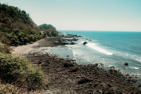 Rocky cove on the Central Pacific coast, Costa Rica