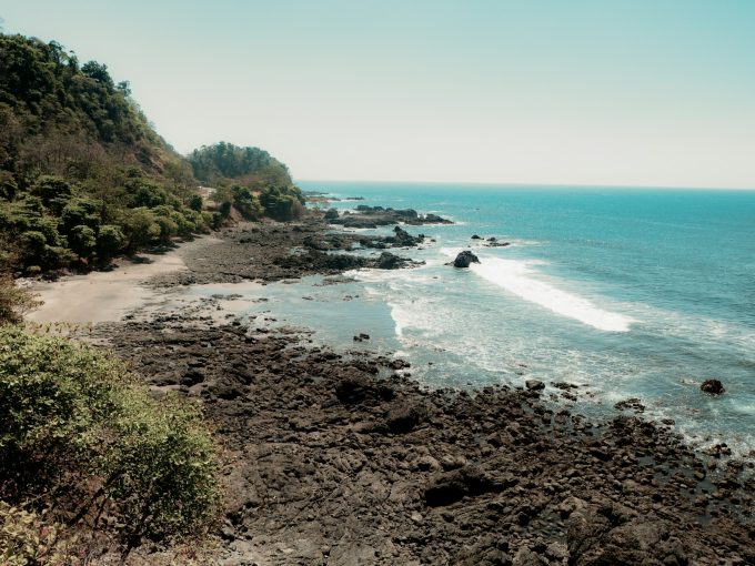 Rocky cove on the Central Pacific coast, Costa Rica