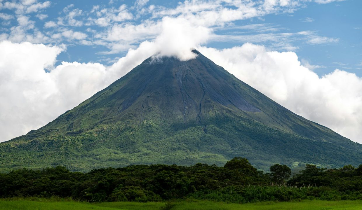 Arenal Volcano under a clear sky, Costa Rica
