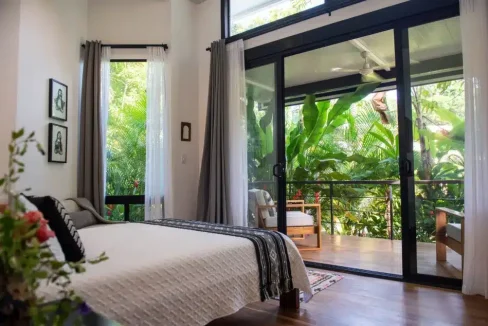 CHN-012 boutique hotel for sale, Puerto Viejo, Costa Rica: suite with terrace over the tropical garden