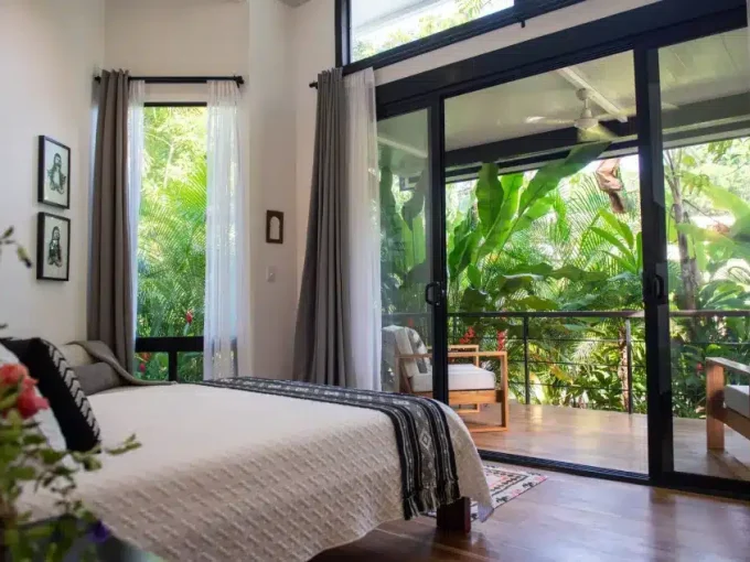 CHN-012 boutique hotel for sale, Puerto Viejo, Costa Rica: suite with terrace over the tropical garden