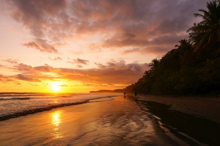 Boutique Hotels for Sale in Costa Rica: Why the Best Ones Are Not Online Sunset over a quiet Pacific beach in Costa Rica
